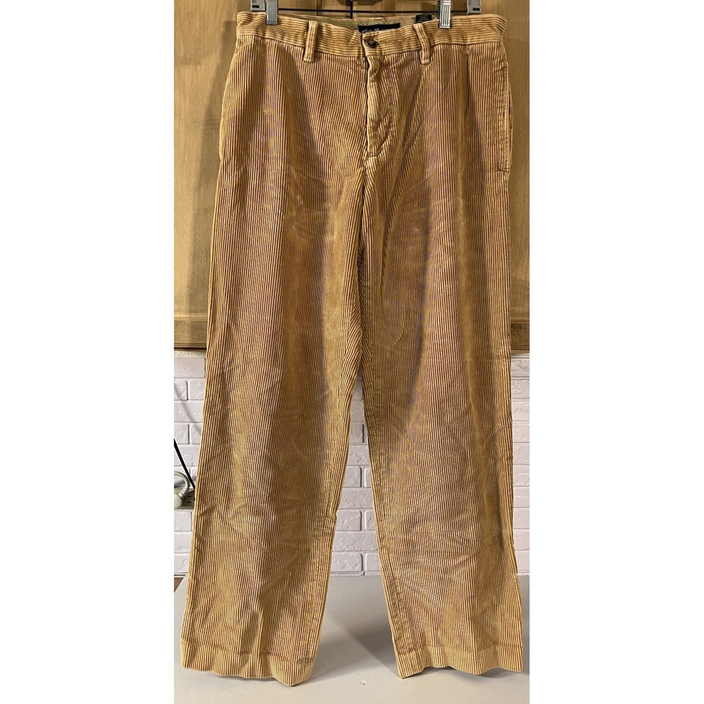 Eddie Bauer‎ Classic Fit Corduroy Pants Tan Men's Size 34x32